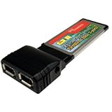 Cables Unlimited 2--Port 34mm Firewire ExpressCard (IOC4800)