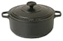 Paderno World Cuisine 7.825 Inch Black Round Dutch Oven