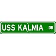 USS KALMIA ATA 184 Street Sign - Navy