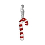 charms SilberDream 925 Sterling Silber Charm Zuckerstange Anhänger für Armband Kette Ohrring FC3104