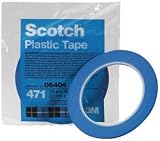 3M BLUE PLASTIC TAPE 1/8