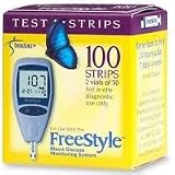 FreeStyle Test Strips by TheraSense, 100/Box