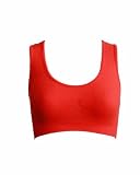 Orange Seamless Racer back Sports Bra