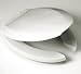 TOTO SC134-01 Elongated Commercial Toilet Seat, Cotton White