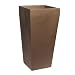 Fiberglass Planter - Edinburgh Style, Tall Column Planter, Metallic Espresso Color, 14\