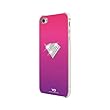 WHITE DIAMONDS au softbank iPhone5用ケース (スワロフスキー付き)Rainbow Pink 1210RAI41