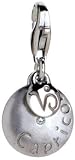 Capricorn Sterling Silver Diamond Charm By Hot Diamonds