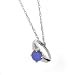 Jewelry : 10K WG September Birthstone Small Ring Charm-Sapphire