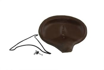 Motorcycle Brown Leather Messenger Solo Seat