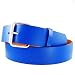 GENUINE LEATHER BLUE BELT WITH A DETACHABLE BUCKLE, FITS ANY KIND OF BUCKLE