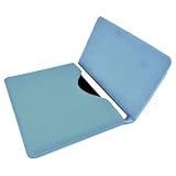 ATC Classical Soft Leather Protector Cover case Sleeves (Sky Blue) for iPad 2 (Protective cover for Apple Smart Cover's sleep & awake)