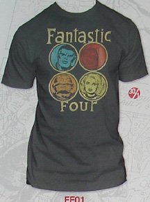  Fantastic 4 L Size Marvel License Tee Shirt