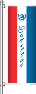 3x8 FT Cadillac Banner Flag Double Sided Pole Hem and Grommets US Made