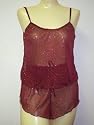 Contessa Di Roma Sparkle Dot 2-Piece Set with Drawstring Tap Pants and Cami Top