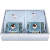 Double Gift Box with Jack Russell Soap & Towel