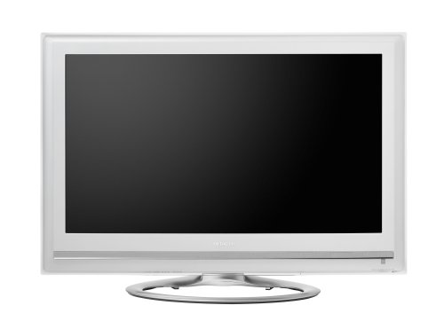 Hitachi UT32V502W 32-Inch 1080p 120Hz UltraThin 1.5-inch Deep LCD HDTV with Matching Table Stand (Pearl White)