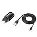 HTC TC E250 USB Chargeur secteur pour Smartphone HTC Noir