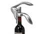 Metrokane Houdini Lever Style Corkscrew with Foil Cutter-Silver