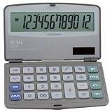 ROYAL XE36 12 DIGIT XLRG - FOLDING COMPACT CALC [XE36] -
