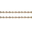 18k Dual Color White & Rose Gold 1.4mm Beaded Chain 18" - Dahlia Classic Collection 18k Dual Color White & Rose Gold 1.4mm Beaded Chain 18" - Dahlia Classic Collection