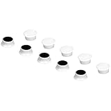 E-Value カラーマグネット 特小 直径15mm 10個入 ホワイト EMT-10WH