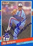 Bill Sampen, Montreal Expos, 1991 Donruss Autographed Card