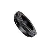 Fotodiox T/T2 Lens Mount Adapter for Canon EOS Mount Camera, Canon EOS 1d,1ds,Mark II, III, IV, 5D, Mark II, 7D, 10D, 20D, 30D, 40D, 50D, 60D, Digital Rebel xt, xti, xs, xsi, t1i, t2i, 300D, 350D, 400D, 450D, 500D, 550D, 1000D