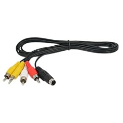 S-Video to 3 RCA Composite AC Cable - 1.5m