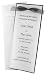 DIY Ebenum & White Slim Invitation Kit (50 Pack)