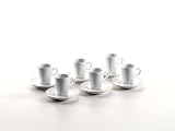 Produkt-Bild: Domestic Professional 924232 6 Espressotassen 6.5 cl mit Untere 11.5 cm Costa Rica