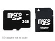 2GB 2 GB Gig MicroSD Micro SD Secure Digital Memory Card (with SD Adapter) for Digital Camera and Digital Camcorder JVC Everio and SanDisk Sansa Fuze View c240 Connect e250 Express e260 e270 e280 c250 / iRiver E100