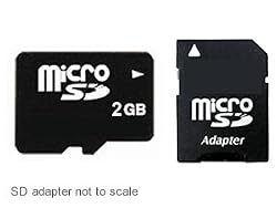 2GB 2 GB Gig MicroSD Micro SD Secure Digital Memory Card (with SD Adapter) for Digital Camera and Digital Camcorder JVC Everio and SanDisk Sansa Fuze View c240 Connect e250 Express e260 e270 e280 c250 / iRiver E100