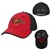 San Diego State Aztecs NCAA Pocket Mesh Flex Baseball Cap by All Star Apparel (Red) (Large/X-Large)