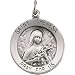 Sterling Silver St. Theresa Medal