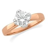 14K Rose Gold Diamond Solitaire Engagement Ring - 1.00 Ct.