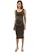PattyBoutik Mama Tie-Dye/Solid Scoop Neck Maternity Tank Dress (Dark Olive Green Small)
