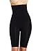 Heavenly Shapewear Women's Seamless High Waist Long Leg Slimmer, Black, Medium