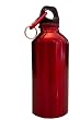 Red 20oz Stainless Steel Reusable Water Bottle w/ Hiking Clip