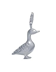 VINANI brand Germany 925 Sterling Silver Charm Pendant Goose matte HGA