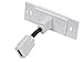 Monoprice Inset Wall Plate - with 4in Built-in Flexible High Speed HDMI Cable with Ethernet, 1-Port 2-Piece, White