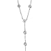 Karat Platinum Diamond Station Necklace (1/3 cttw, I Color, I1-I2 Clarity), 17