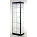 Quick Ship: Multi Purpose Rectangular Tower Display Case Finish: Black / Black Frame, Mirror Back: Included, Sidelights: Included