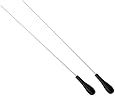 Generic 1 Pair 15" Music Conductor Baton with Black ABS Handle