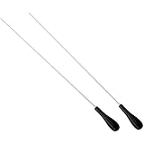 Generic 1 Pair 15" Music Conductor Baton with Black ABS Handle