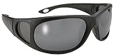 Strike Black Sport Motorcycle Sunglasses Polarized Grey Lens