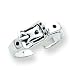 Sterling Silver Antiqued Buckle Toe Ring