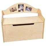 Gift Mark Picture Toy Chest - Natural