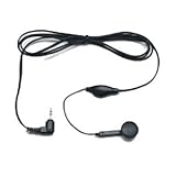 Motorola OEM Original Hands Free Black Earbud Style 2.5mm Headset, Fits Most Cell Phone Models, Makes Answering Your Cell Phone, Fast, Safe, And Easy SYN8390B