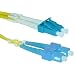 LC / SC, Single Mode, Duplex Fiber Optic Cable, 9/125, 2 Meter (6.6 ft)