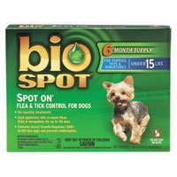 BioSpot Spot-On For Dogs Under 15 Lbs